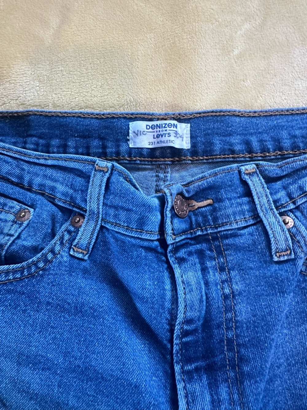 Levi's Denizen Blue Denim Jeans